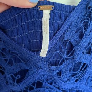 Free People Royal Blue Maxi Dress